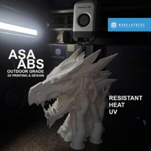 3D Printing Bahan ASA ABS cetak 3d print Outdoor tahan panas dan sinar UV